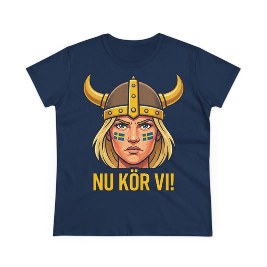 Nu Kör Vi! – Viking T-Shirt för Dam