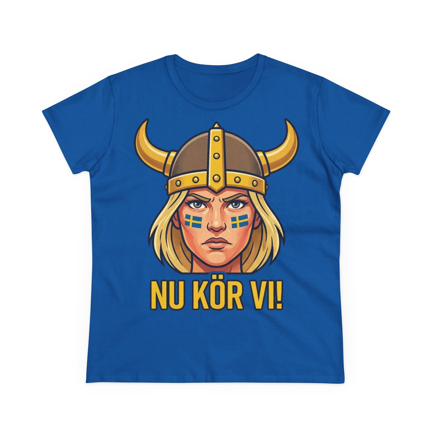 Nu Kör Vi! – Viking T-Shirt för Dam