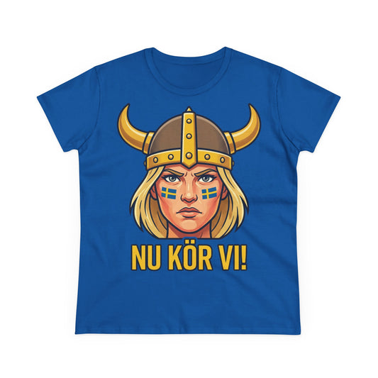 Nu Kör Vi! – Viking T-Shirt för Dam