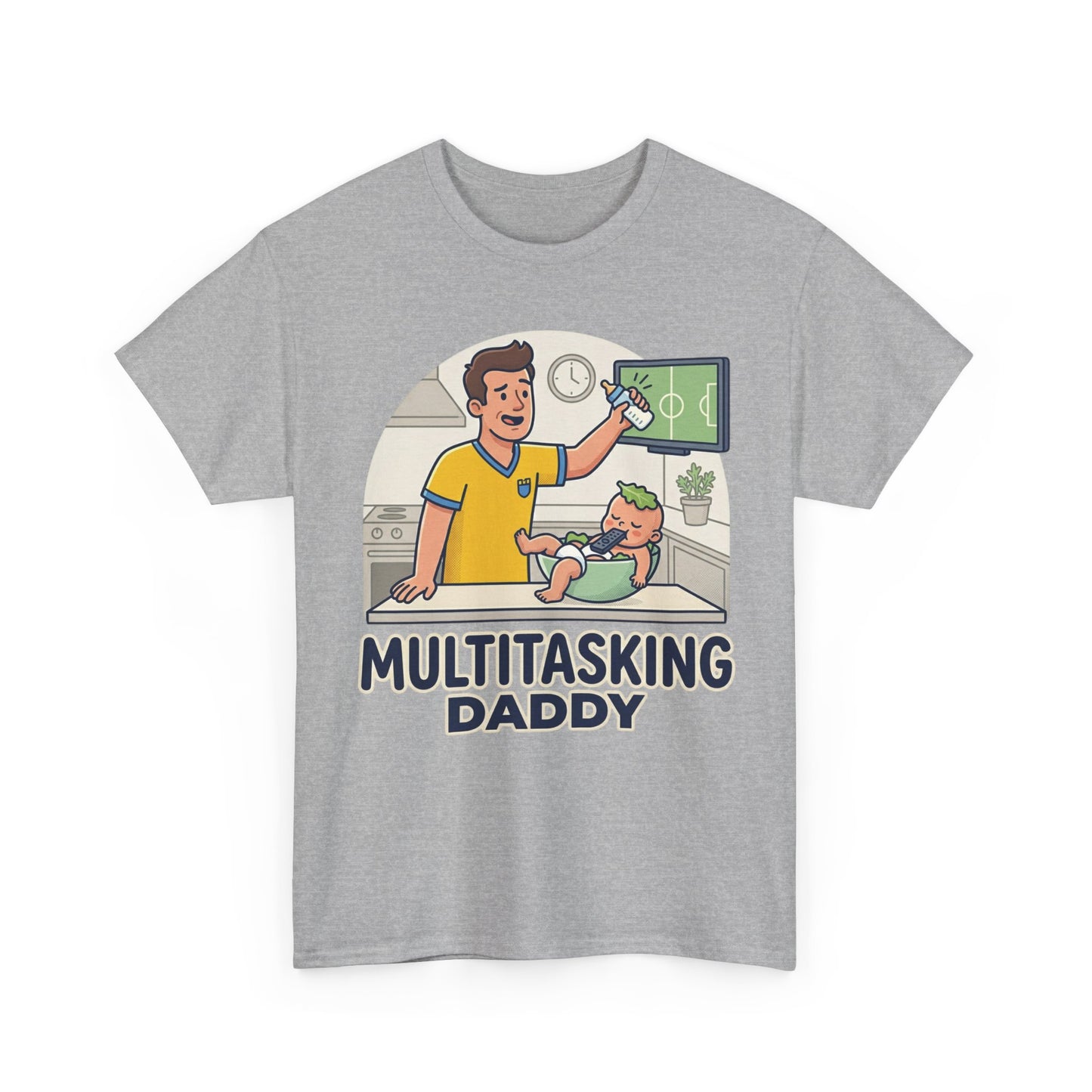 Multitasking Daddy T-Shirt – Rolig Pappa Tröja