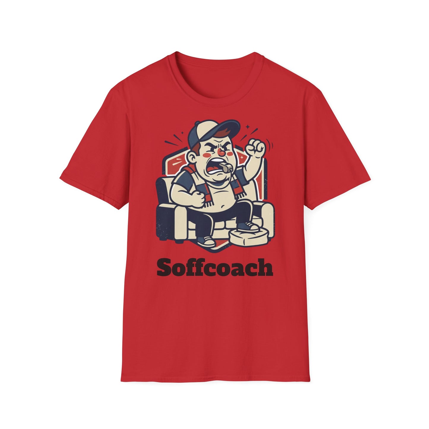 Soffcoach T-Shirt – Rolig Fotbollströja för Matchkvällar