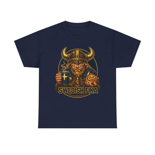 Swedish Fika T-Shirt – Viking & Kanelbulle | Unisex