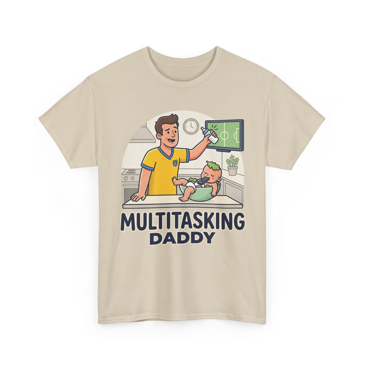 Multitasking Daddy T-Shirt – Rolig Pappa Tröja