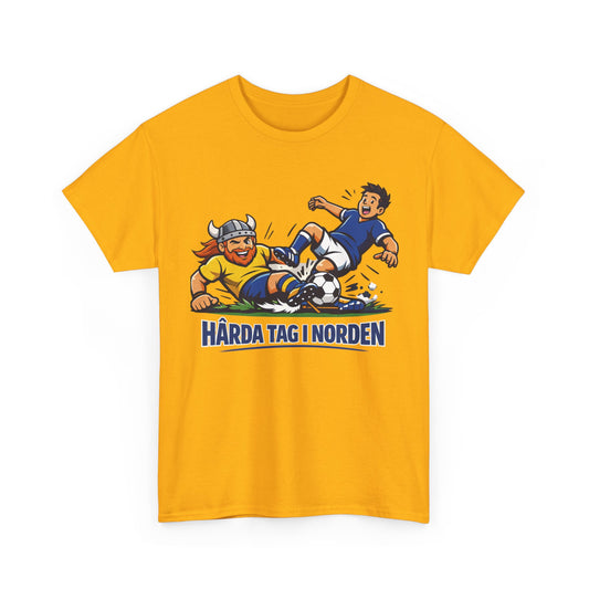 Hårda Tag i Norden T-Shirt – Svensk Fotbollshumor | Unisex