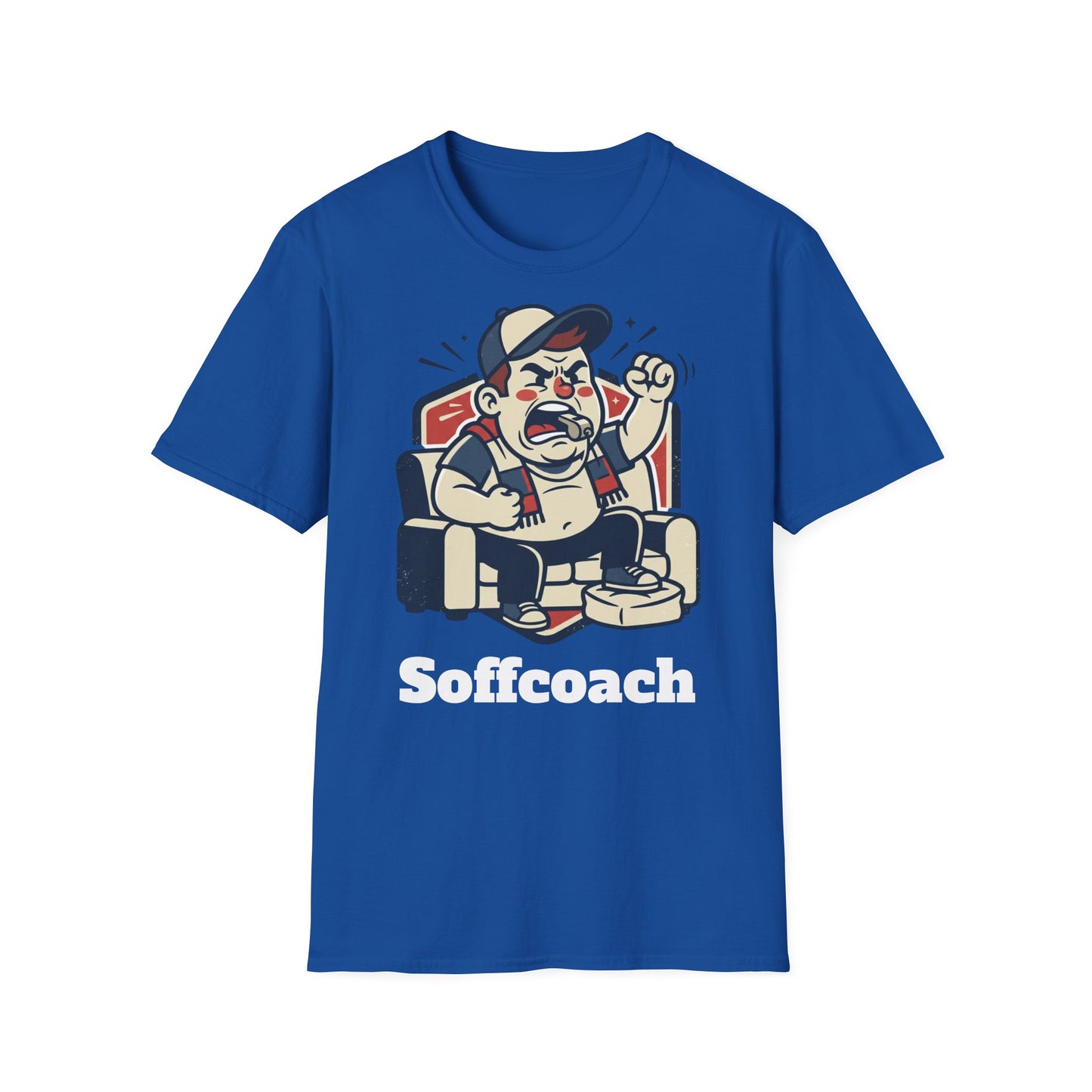 Soffcoach T-Shirt – Rolig Fotbollströja för Matchkvällar