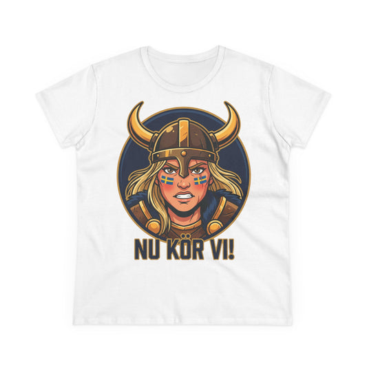 Nu Kör Vi! – Viking T-Shirt för Dam