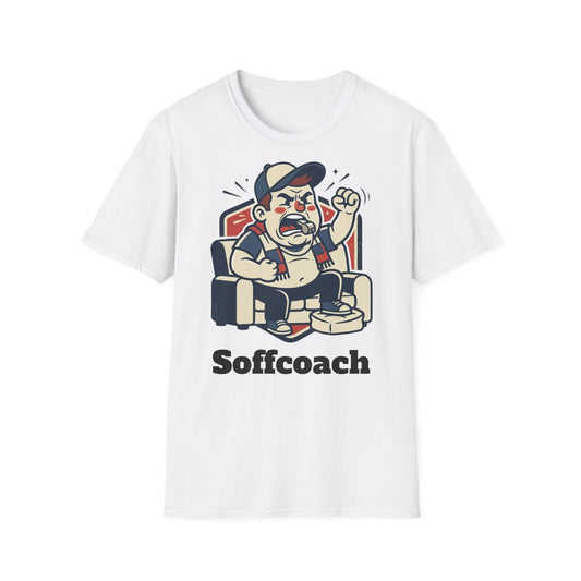 Soffcoach T-Shirt – Rolig Fotbollströja för Matchkvällar