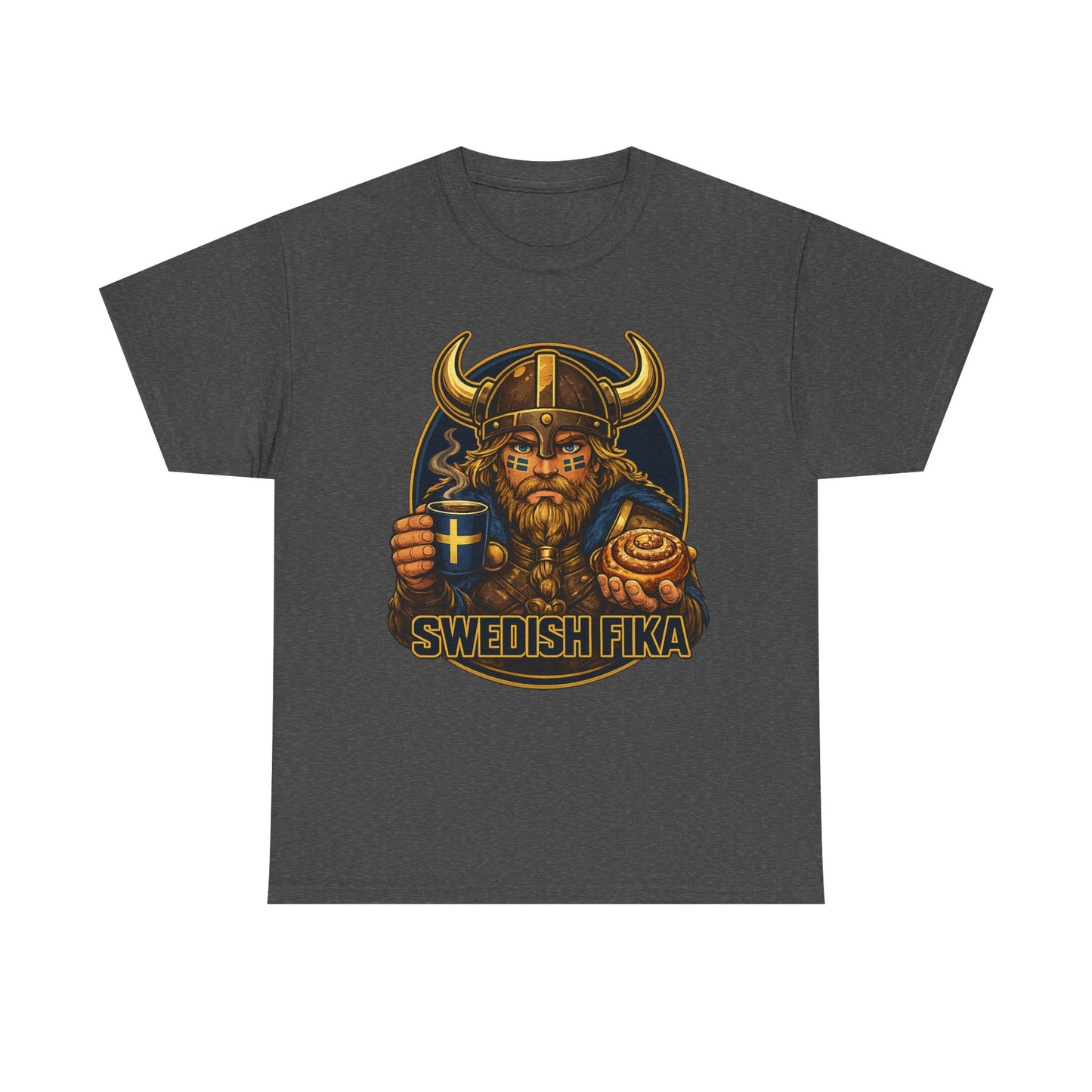 Swedish Fika T-Shirt – Viking & Kanelbulle | Unisex