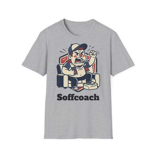 Soffcoach T-Shirt – Rolig Fotbollströja för Matchkvällar