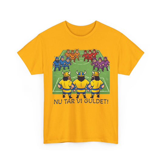 Nu Tar Vi Guldet T-Shirt – Svensk Supportertröja | Unisex