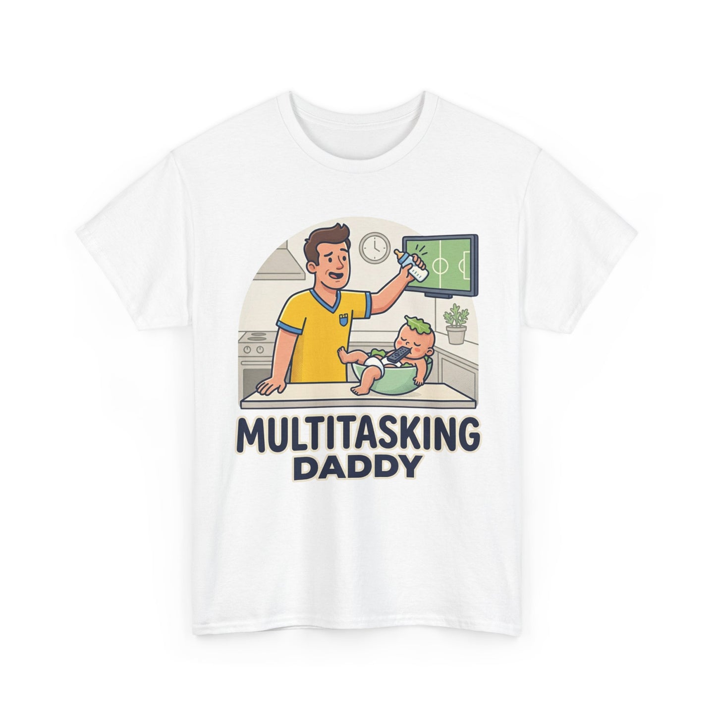 Multitasking Daddy T-Shirt – Rolig Pappa Tröja