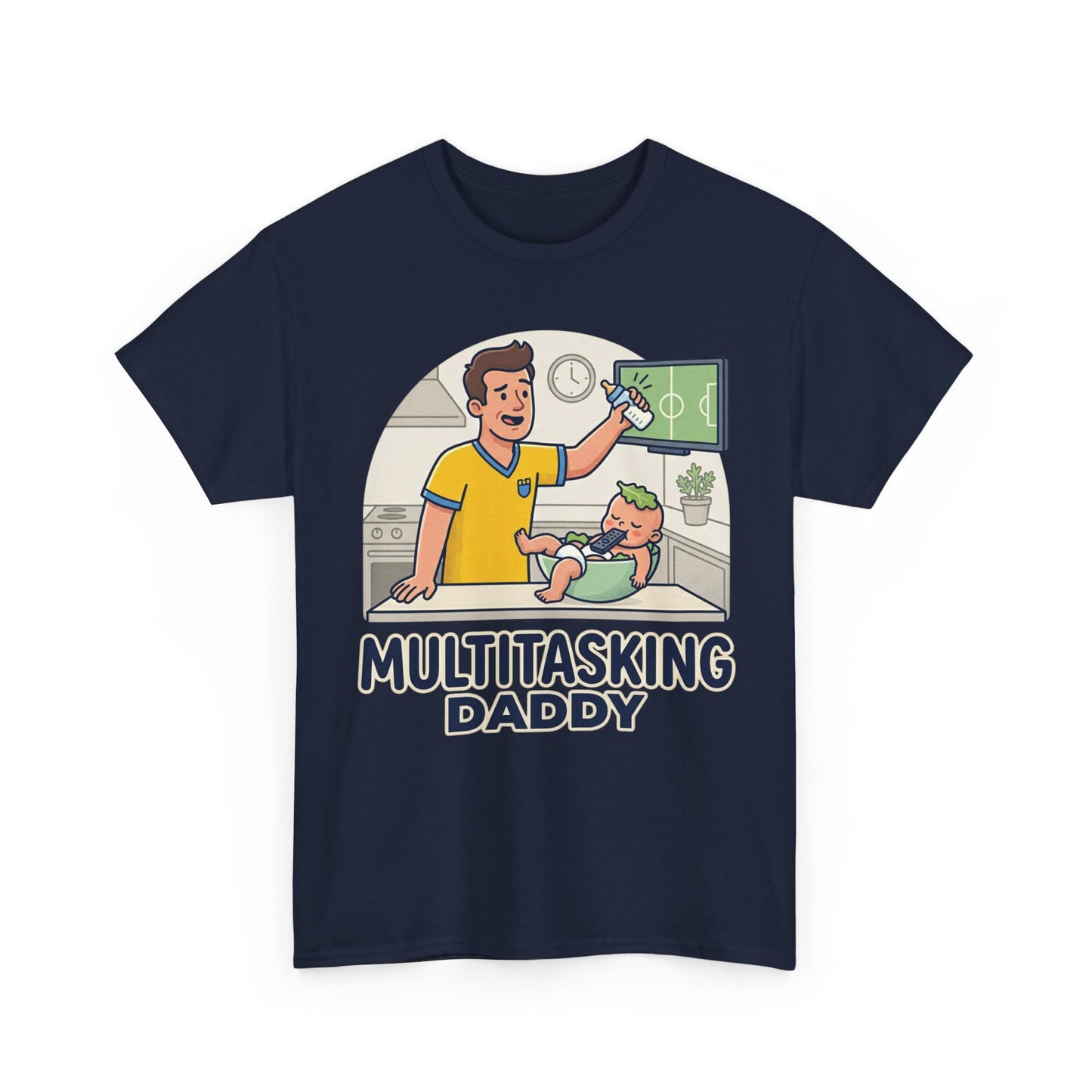 Multitasking Daddy T-Shirt – Rolig Pappa Tröja